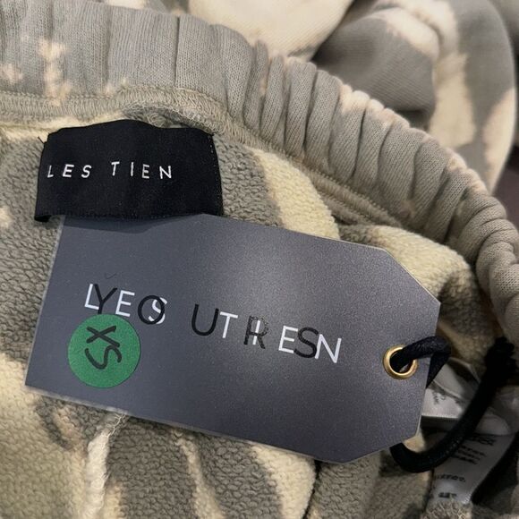 NWT LES TIEN Classic Sweatpant Sage & Butter Tie Dye XS - Picture 11 of 15